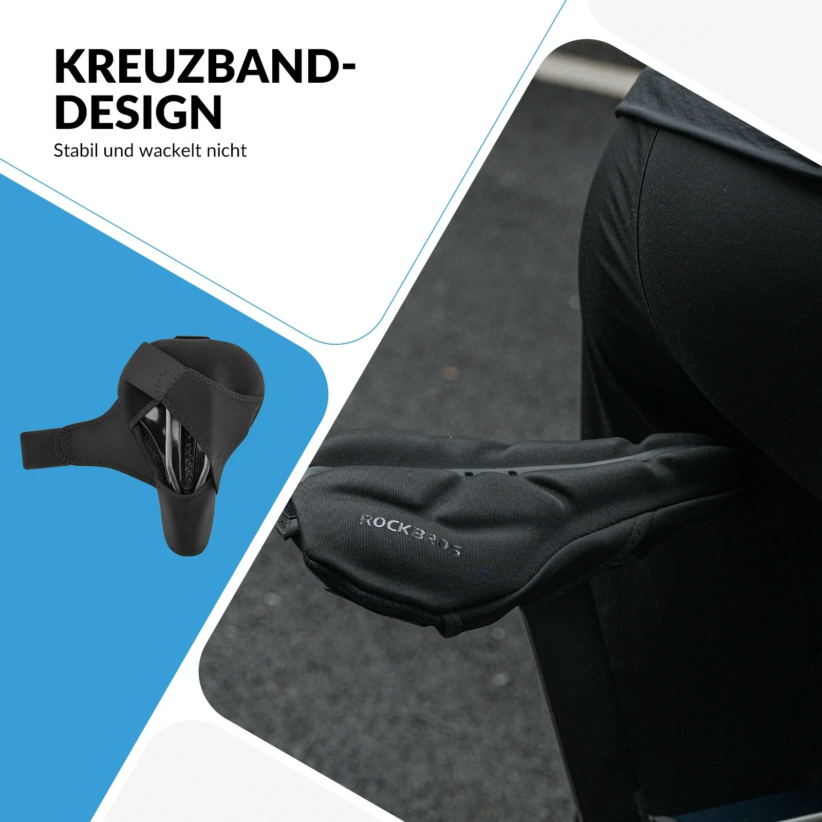 Sattelbezug Fahrrad, weicher Gelüberzug Sattelschutz für Fahrradsitz (26,5 x 18,5 cm) - Image 7
